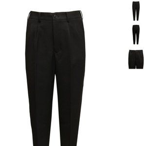Zucca Elegant Black w Double Pleated Tapered Pant (Made in Japan)
